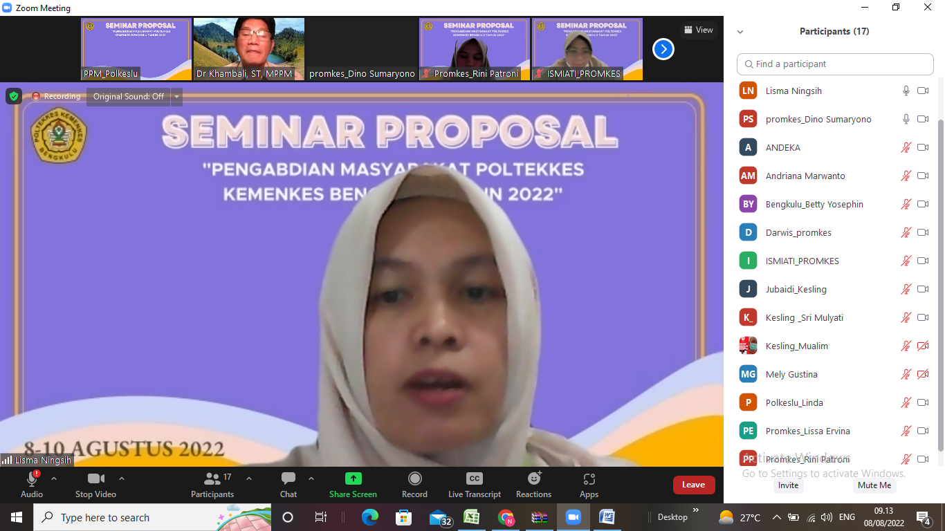 SEMINAR PROPOSAL PENGABDIAN KEPADA MASYARAKAT TAHUN 2023